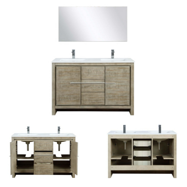 Walnut 48" Vanity - Radon India-- Walnut 48" Vanity-  Radon India