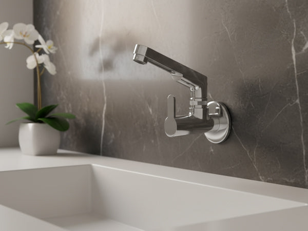 Sink Cock with Flange