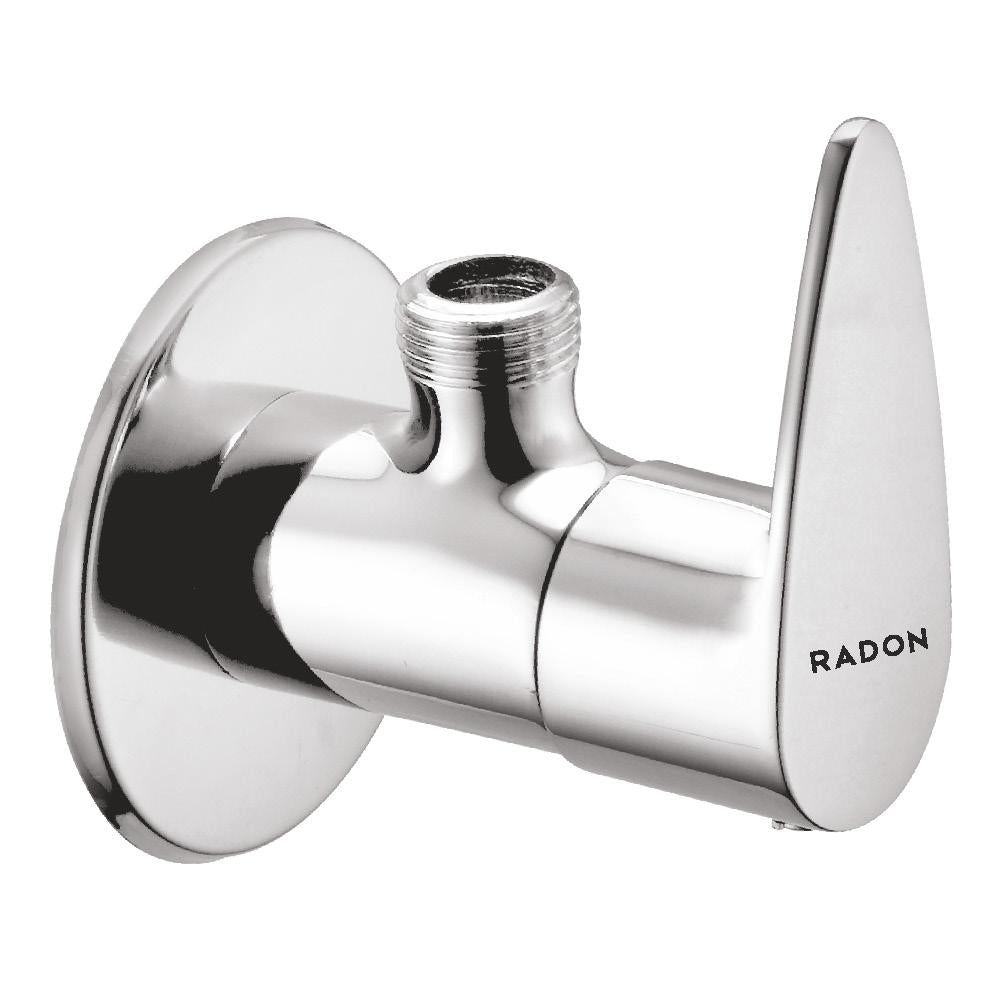 VINNIE ANGLE COCK WITH FLANGE (CHROME) - Radon India-- VINNIE ANGLE COCK WITH FLANGE (CHROME)-  Radon India