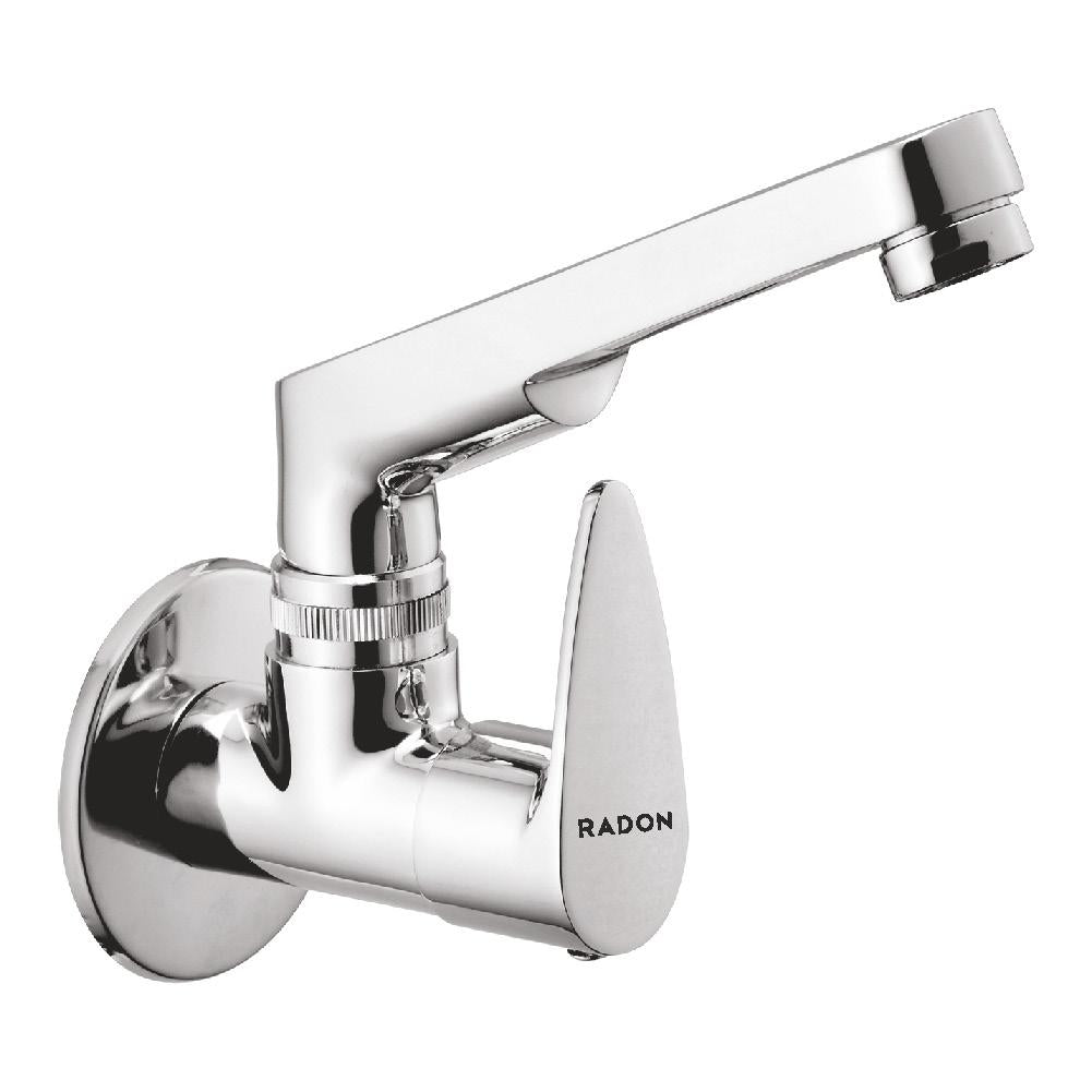 VINNIE SINK COCK WITH FLANGE (CHROME) - Radon India-- VINNIE SINK COCK WITH FLANGE (CHROME)-  Radon India