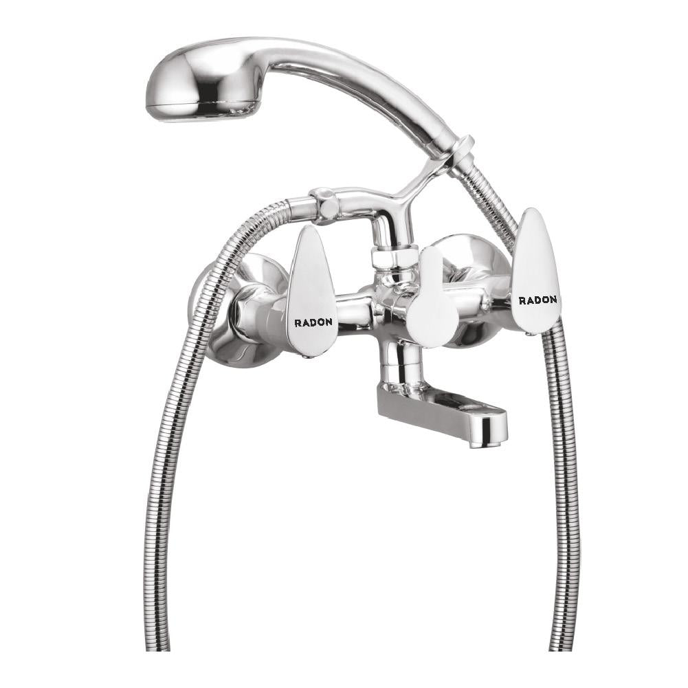 VINNIE WALL MIXER TELEPHONIC WITH CRUTCH (CHROME) - Radon India-- VINNIE WALL MIXER TELEPHONIC WITH CRUTCH (CHROME)-  Radon India