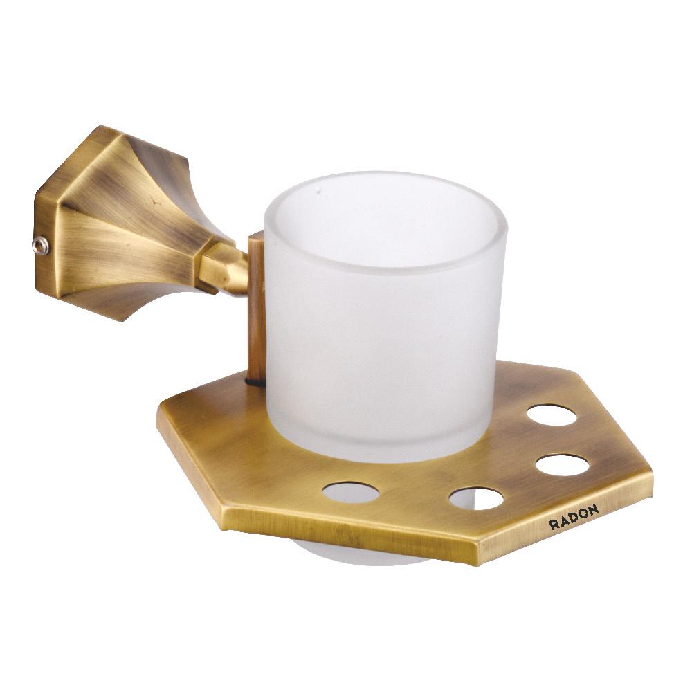 VINTAGE BRASSO TUMBLER HOLDER (BRASS) - Radon India-- VINTAGE BRASSO TUMBLER HOLDER (BRASS)-  Radon India
