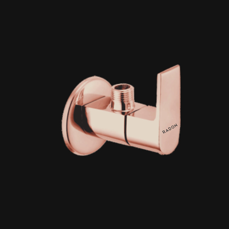 ARIC ANGLE COCK WITH FLANGE (ROSE GOLD)