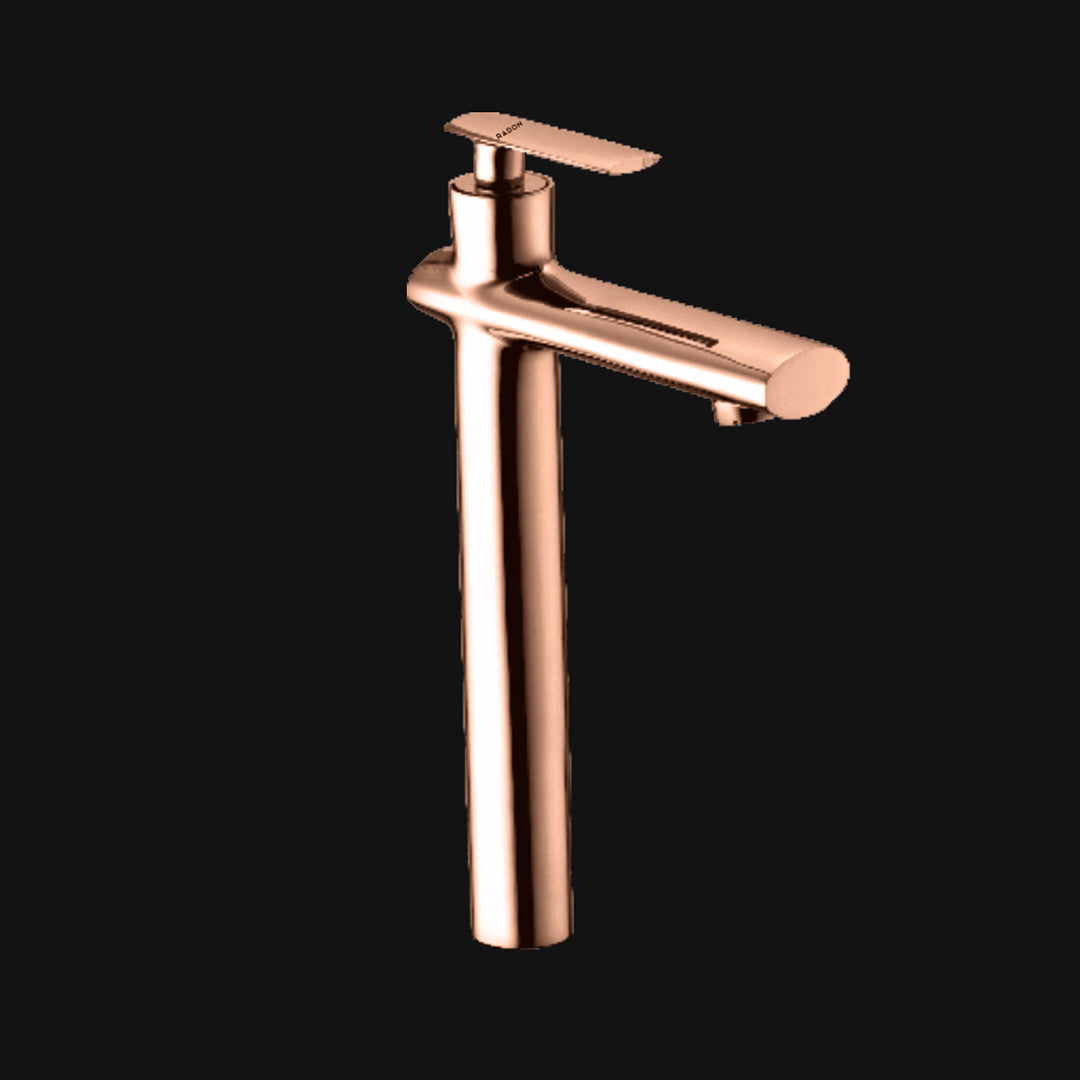 BENZ TALL PILLAR COCK (ROSE GOLD) - Radon India-- BENZ TALL PILLAR COCK (ROSE GOLD)-  Radon India