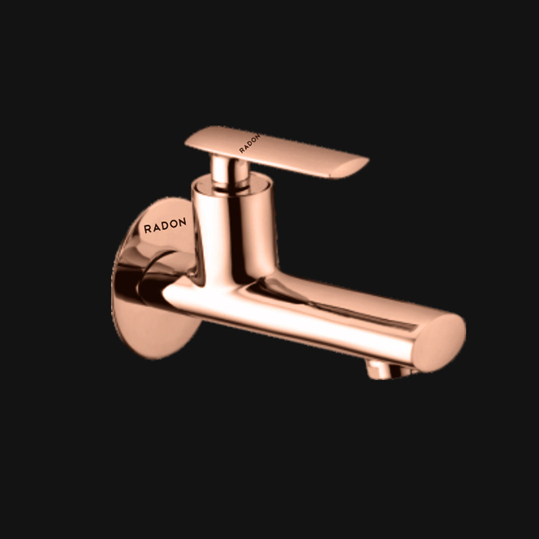 BENZ BIB COCK LONG WITH FLANGE (ROSE GOLD) - Radon India-- BENZ BIB COCK LONG WITH FLANGE (ROSE GOLD)-  Radon India