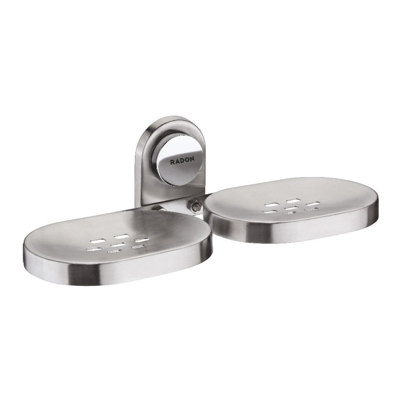 LUCY DUAL SOAP DISH (CHROME)