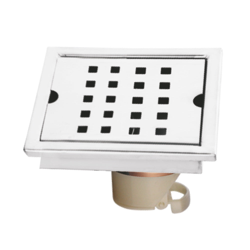 SQUARE SHOWER CHANNEL DRAINER 12x4 (CHROME) - Radon India-- SQUARE SHOWER CHANNEL DRAINER 12x4 (CHROME)-  Radon India