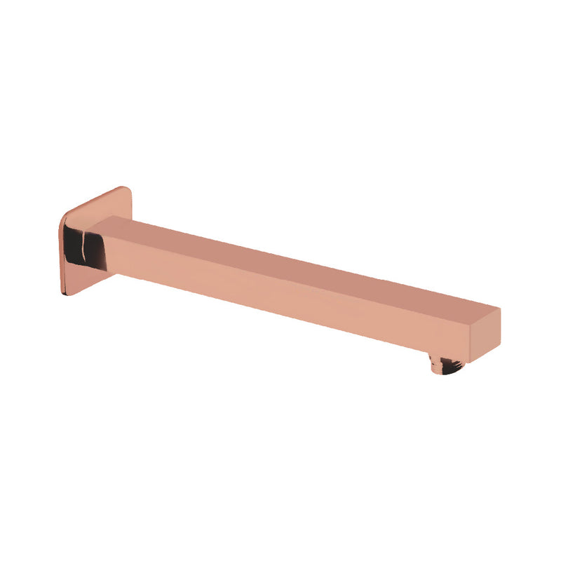 SQUARE SHOWER ARM BRASS 24 (ROSE GOLD)