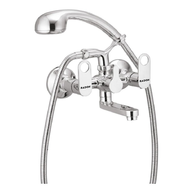 AAURA WALL MIXER TELEPHONIC WITH CRUTCH (CHROME)