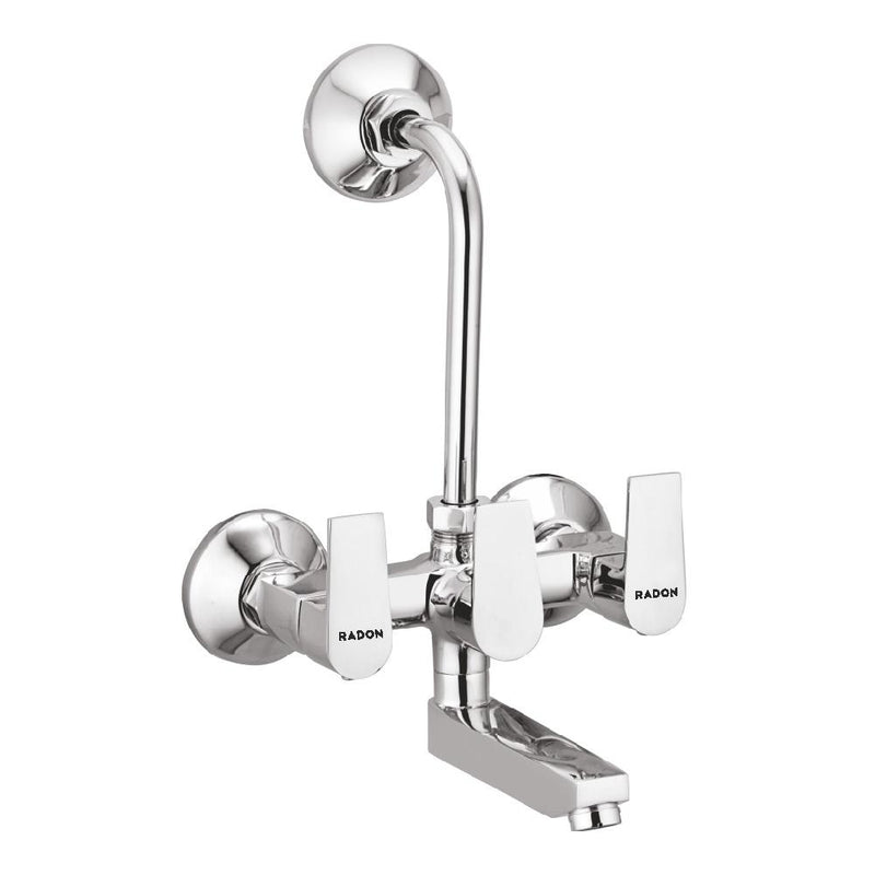 ARIC WALL MIXER TELEPHONIC WITH L-BEND (CHROME)