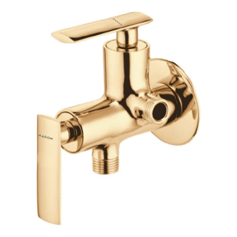 BENZ 2 WAY ANGLE COCK WITH FLANGE (GOLD)