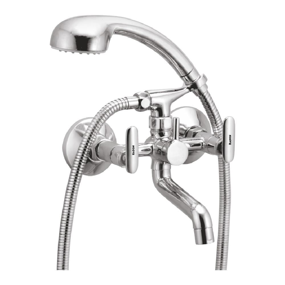 CASA WALL MIXER TELEPHONIC WITH CRUTCH (CHROME) - Radon India-- CASA WALL MIXER TELEPHONIC WITH CRUTCH (CHROME)-  Radon India