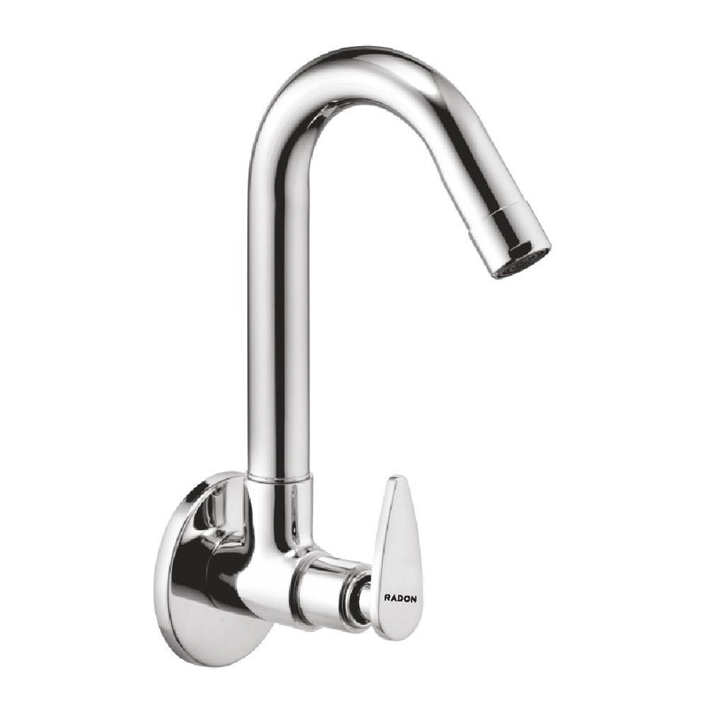 DEW SINK COCK WITH FLANGE (CHROME)