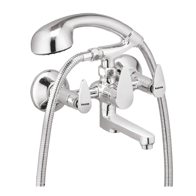 DEW WALL MIXER TELEPHONIC WITH CRUTCH (CHROME)