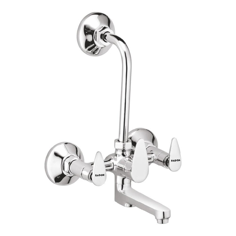 DEW WALL MIXER TELEPHONIC WITH L-BEND (CHROME)