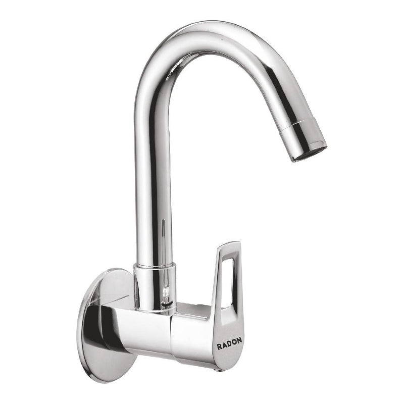 EDGE SINK COCK WITH FLANGE (CHROME) - Radon India-- EDGE SINK COCK WITH FLANGE (CHROME)-  Radon India