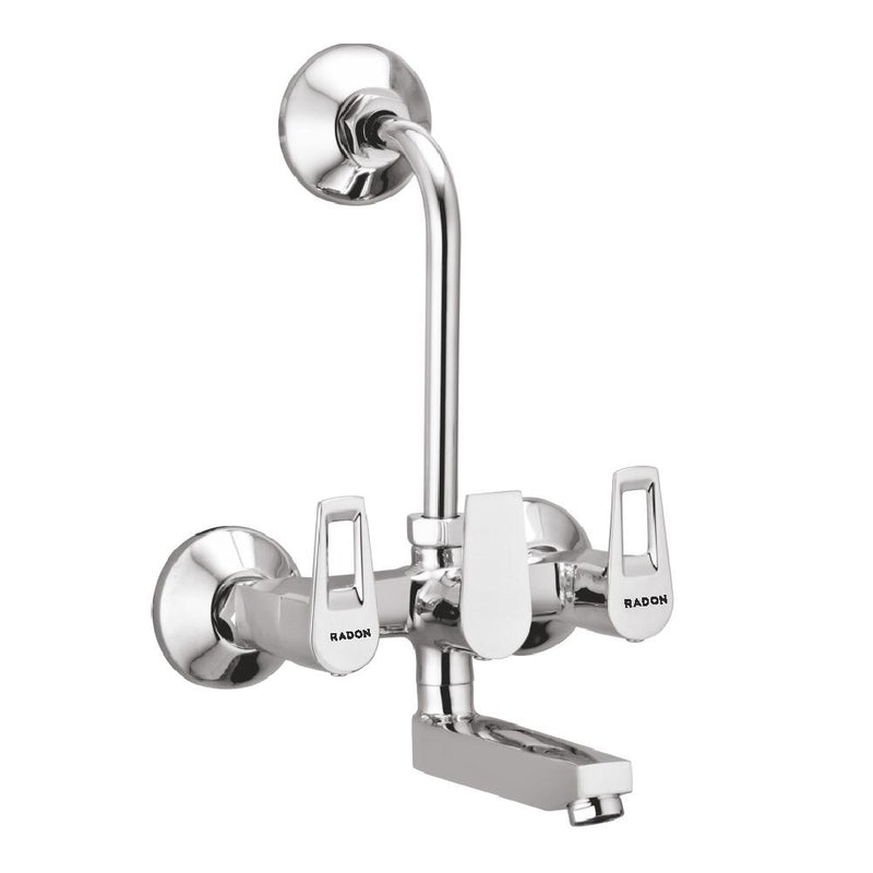 EDGE WALL MIXER TELEPHONIC WITH L-BEND (CHROME)