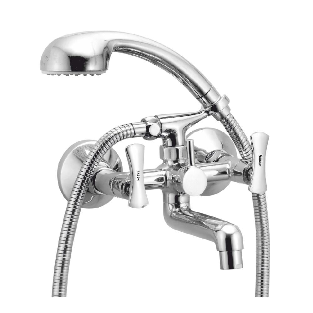 EIGHT WALL MIXER TELEPHONIC WITH CRUTCH (CHROME) - Radon India-- EIGHT WALL MIXER TELEPHONIC WITH CRUTCH (CHROME)-  Radon India