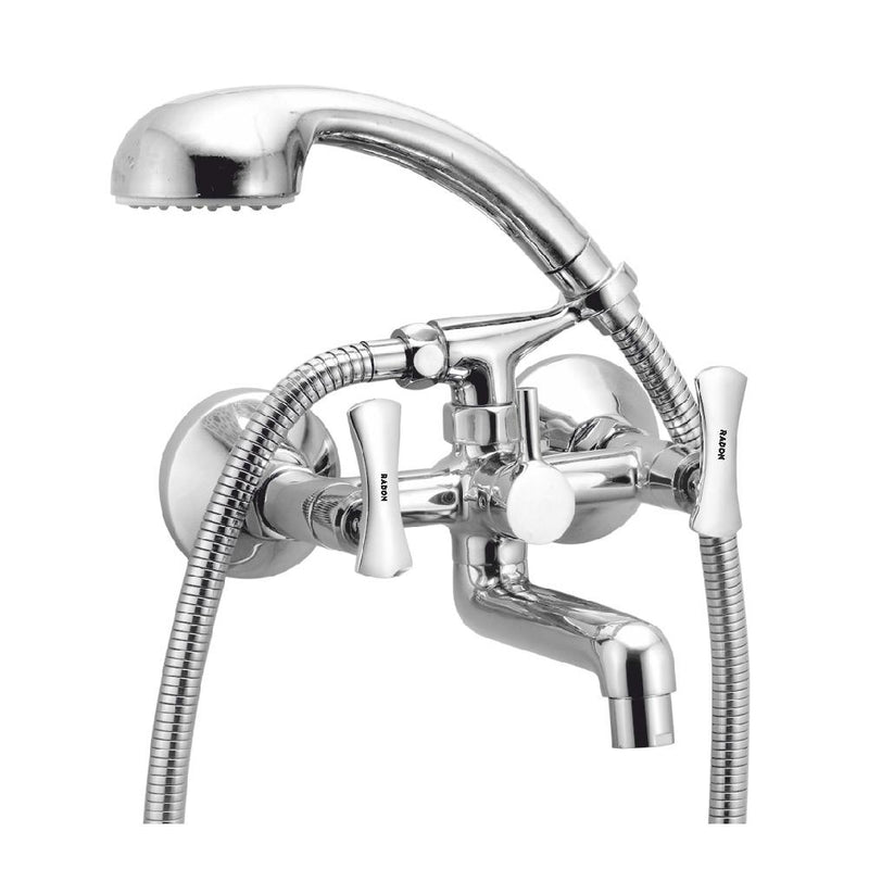 EIGHT WALL MIXER TELEPHONIC WITH CRUTCH (CHROME)