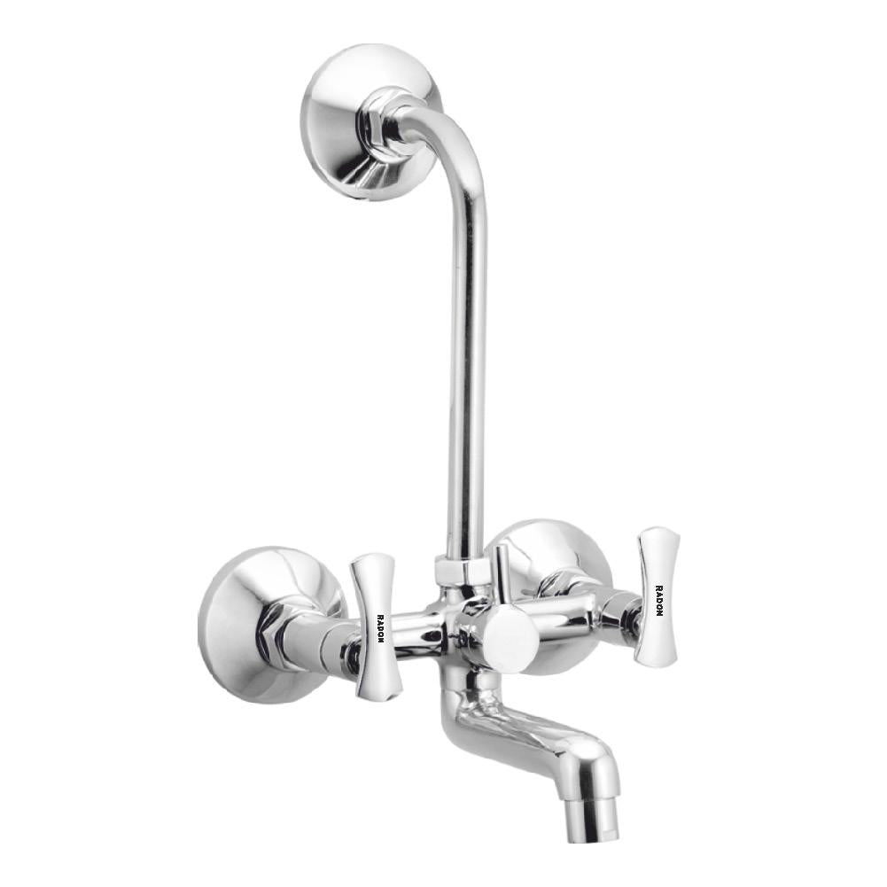 EIGHT WALL MIXER TELEPHONIC WITH L-BEND (CHROME) - Radon India-- EIGHT WALL MIXER TELEPHONIC WITH L-BEND (CHROME)-  Radon India