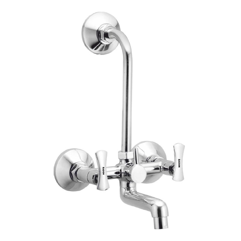 EIGHT WALL MIXER TELEPHONIC WITH L-BEND (CHROME)