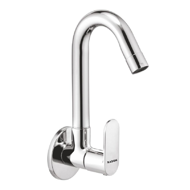 FEVO SINK COCK WITH FLANGE (CHROME)