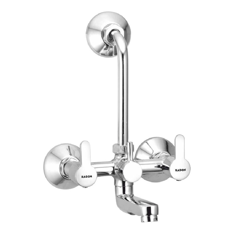 FUZION WALL MIXER TELEPHONIC WITH L-BEND (CHROME)