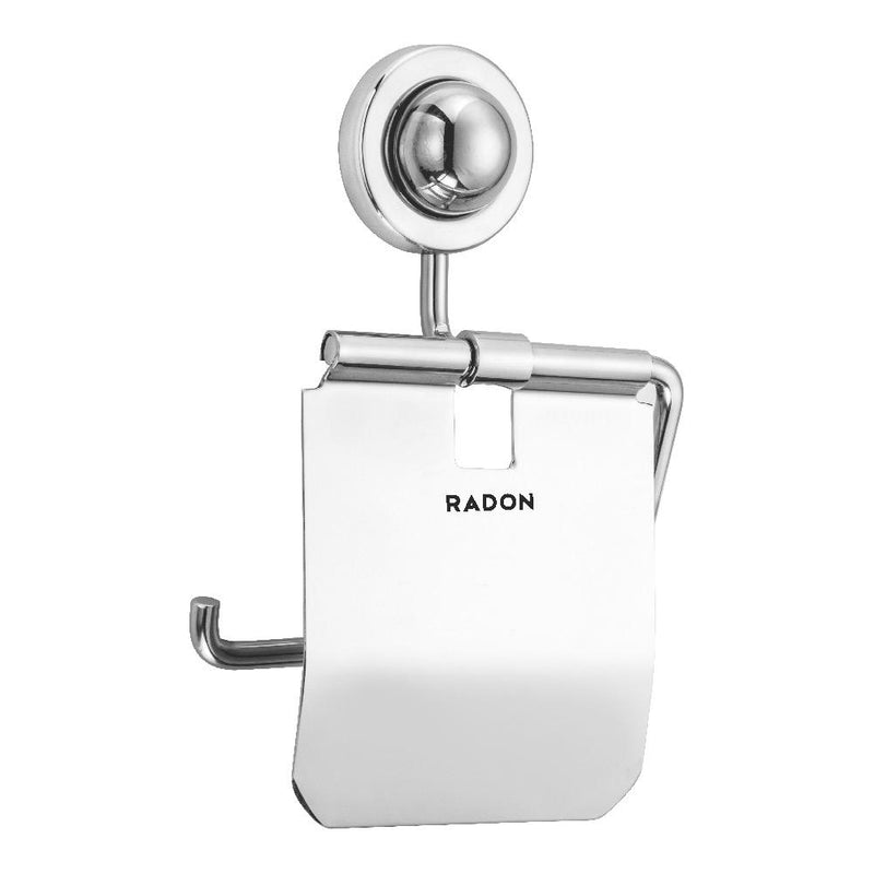 LUNA TOILET PAPER HOLDER WITH FLAP (CHROME)