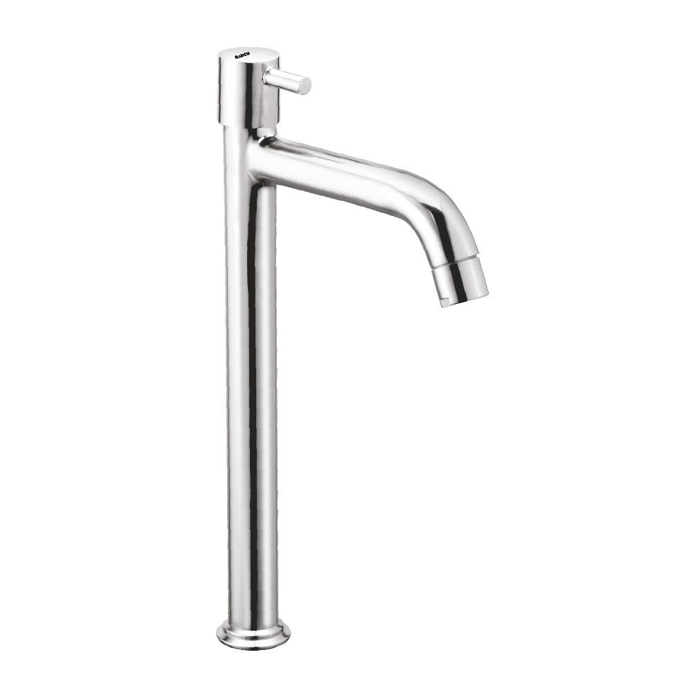 REVA TALL PILLAR COCK (CHROME) - Radon India-- REVA TALL PILLAR COCK (CHROME)-  Radon India