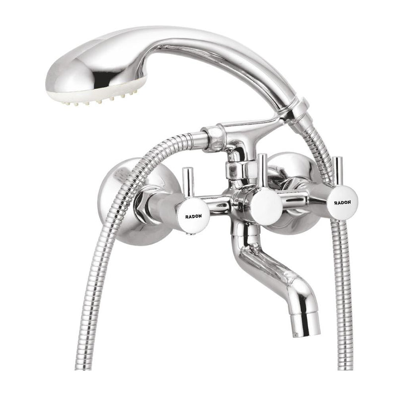 REVA WALL MIXER TELEPHONIC WITH CRUTCH (CHROME) - Radon India-- REVA WALL MIXER TELEPHONIC WITH CRUTCH (CHROME)-  Radon India