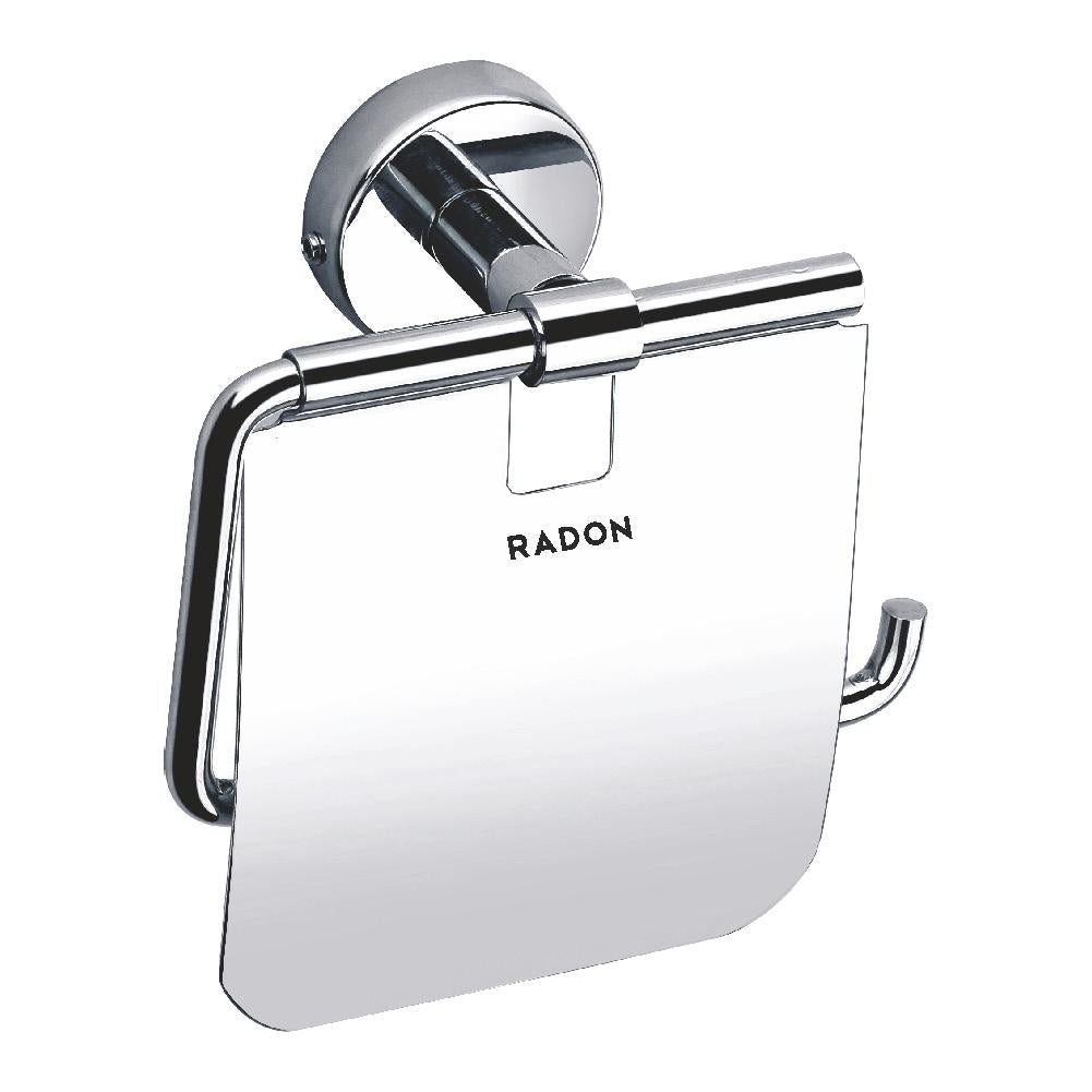 RUBINO TOILET PAPER HOLDER WITH FLAP (CHROME) - Radon India-- RUBINO TOILET PAPER HOLDER WITH FLAP (CHROME)-  Radon India