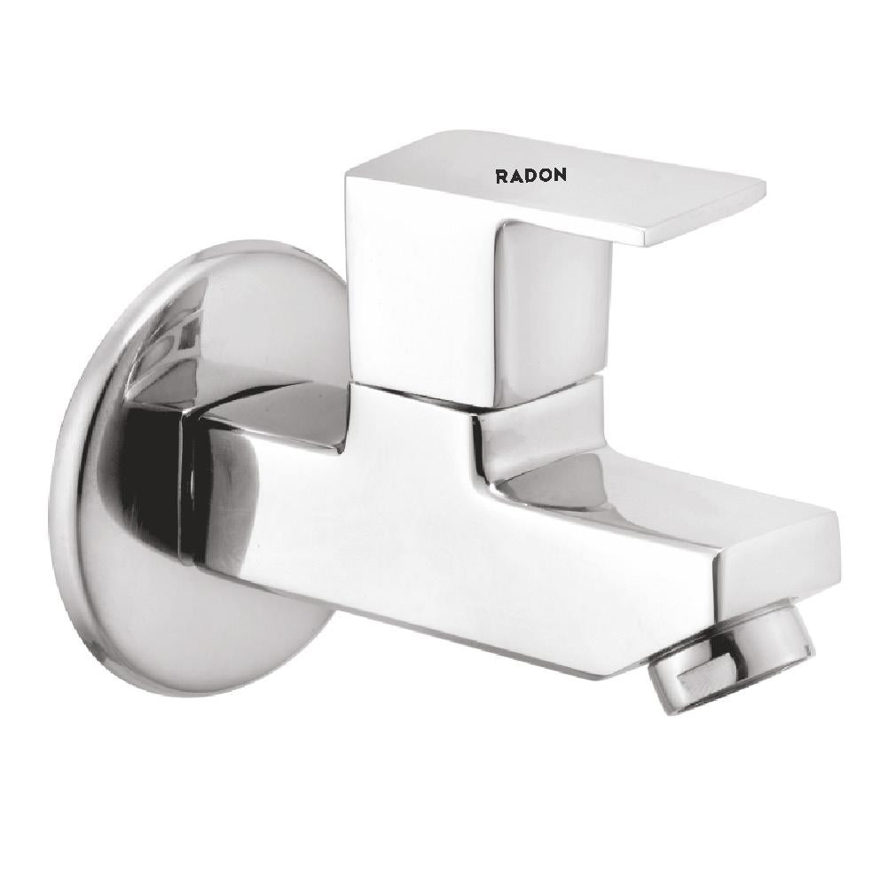 SAVI BIB COCK WITH FLANGE (CHROME) - Radon India-- SAVI BIB COCK WITH FLANGE (CHROME)-  Radon India