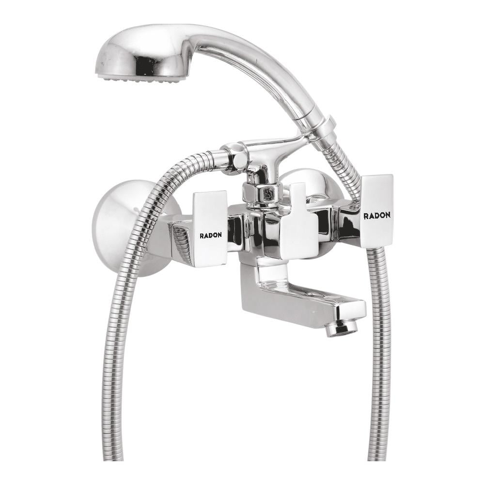 SAVI WALL MIXER TELEPHONIC WITH CRUTCH (CHROME) - Radon India-- SAVI WALL MIXER TELEPHONIC WITH CRUTCH (CHROME)-  Radon India