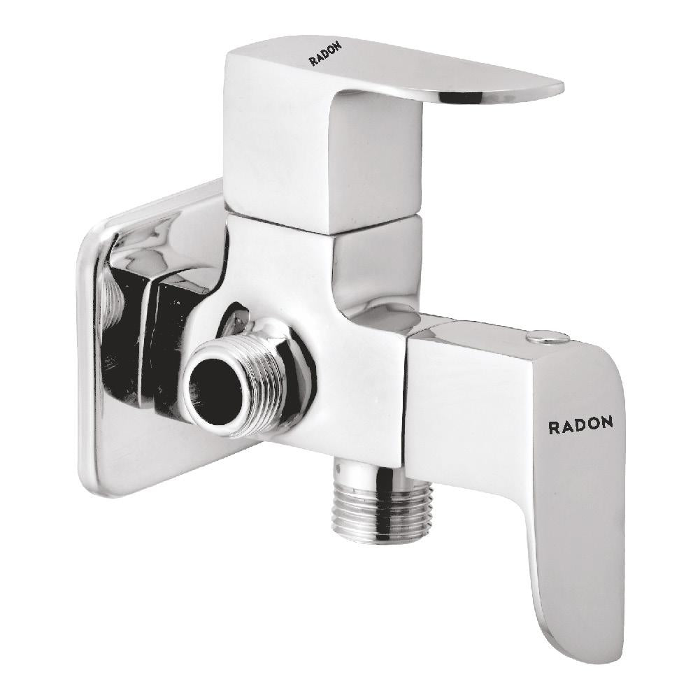 STYLO 2 WAY ANGLE COCK WITH FLANGE (CHROME) - Radon India-- STYLO 2 WAY ANGLE COCK WITH FLANGE (CHROME)-  Radon India