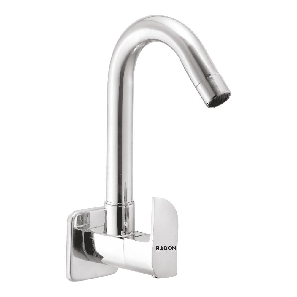 STYLO SINK COCK WITH FLANGE (CHROME) - Radon India-- STYLO SINK COCK WITH FLANGE (CHROME)-  Radon India