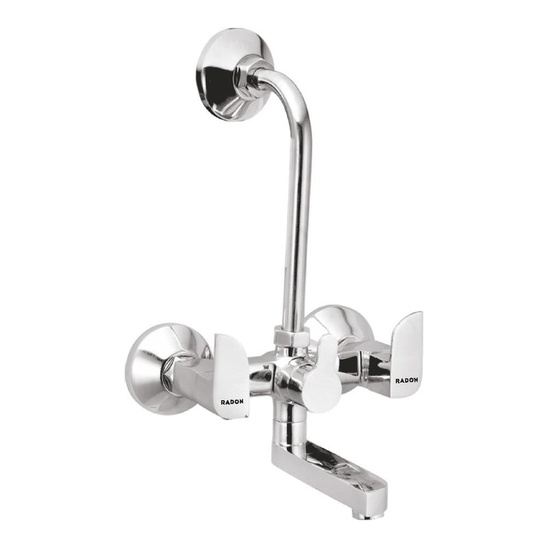 STYLO WALL MIXER TELEPHONIC WITH L-BEND (CHROME)