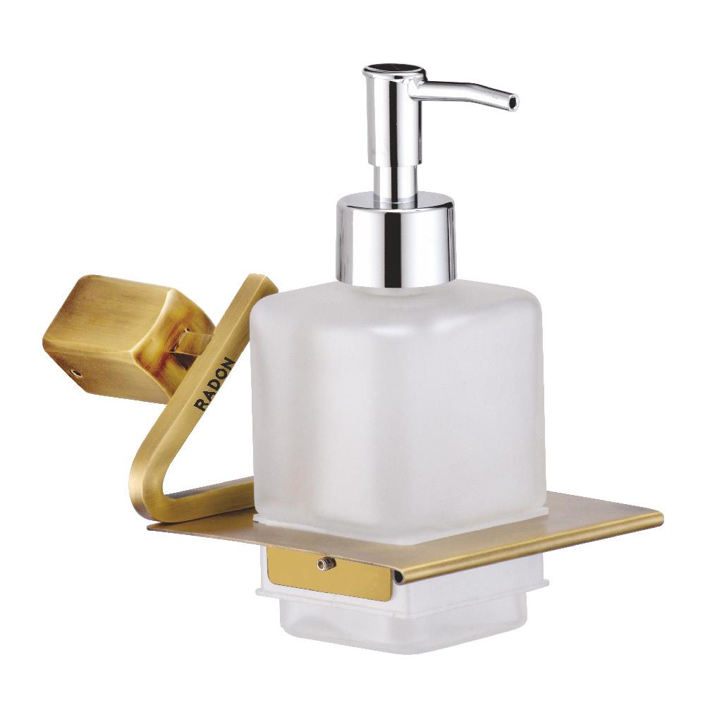 UNI BRASSO LIQUID SOAP DISPENSER (BRASS) - Radon India-- UNI BRASSO LIQUID SOAP DISPENSER (BRASS)-  Radon India