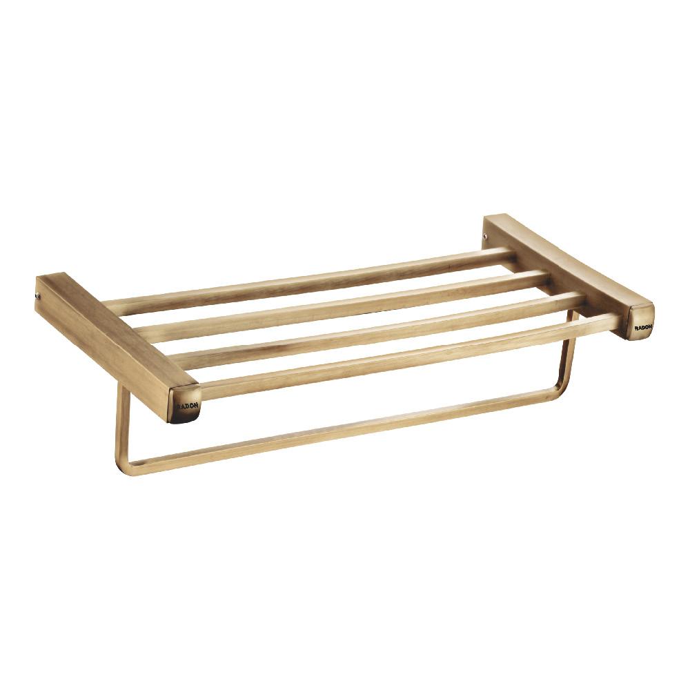 UNI BRASSO TOWEL RACK 18 INCH (BRASS) - Radon India-- UNI BRASSO TOWEL RACK 18 INCH (BRASS)-  Radon India